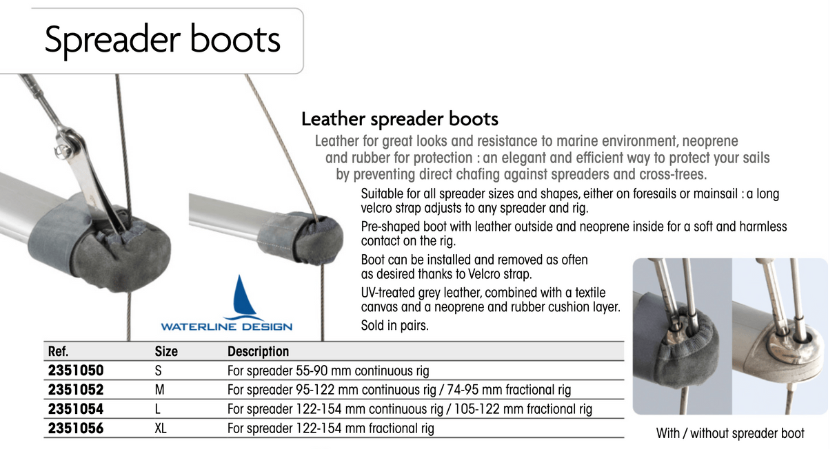 Spreader Boot 7 to 12mm flat spreader boot pk of 2