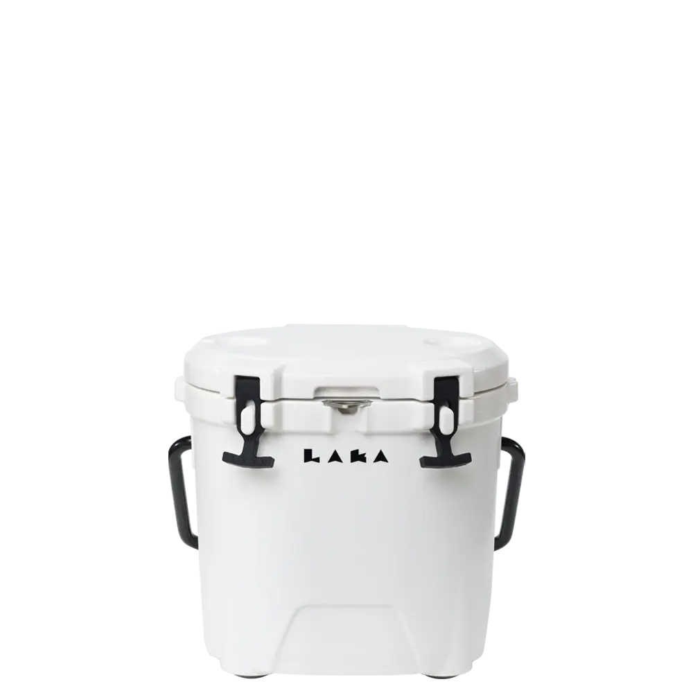 LAKA 20 Qt rotomolded hard cooler in compact design closed lid
