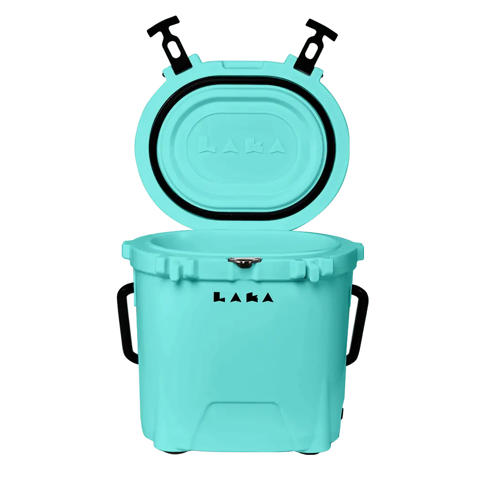 LAKA 20 Qt rotomolded hard cooler in compact design SEAFOAM