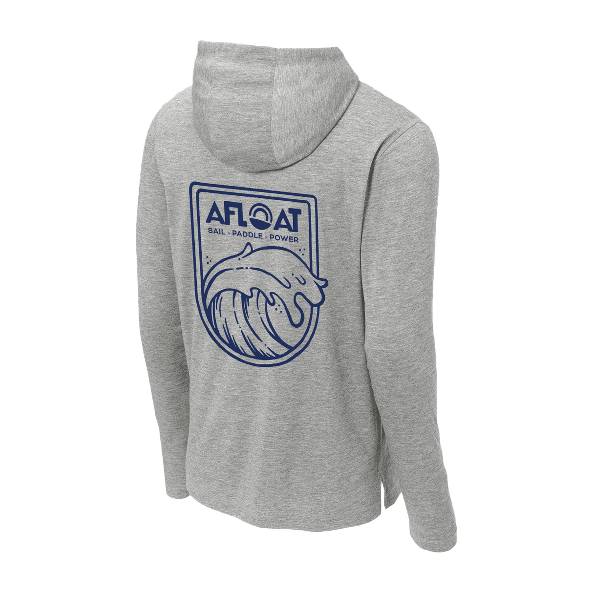 AFLOAT Sail Paddle Power PosiCharge Tri-Blend Wicking Long Sleeve Hoodie