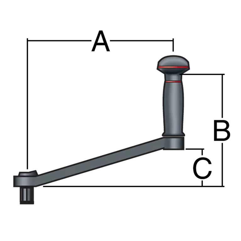 Winch Handle Aluminum Winch Handle — 203mm