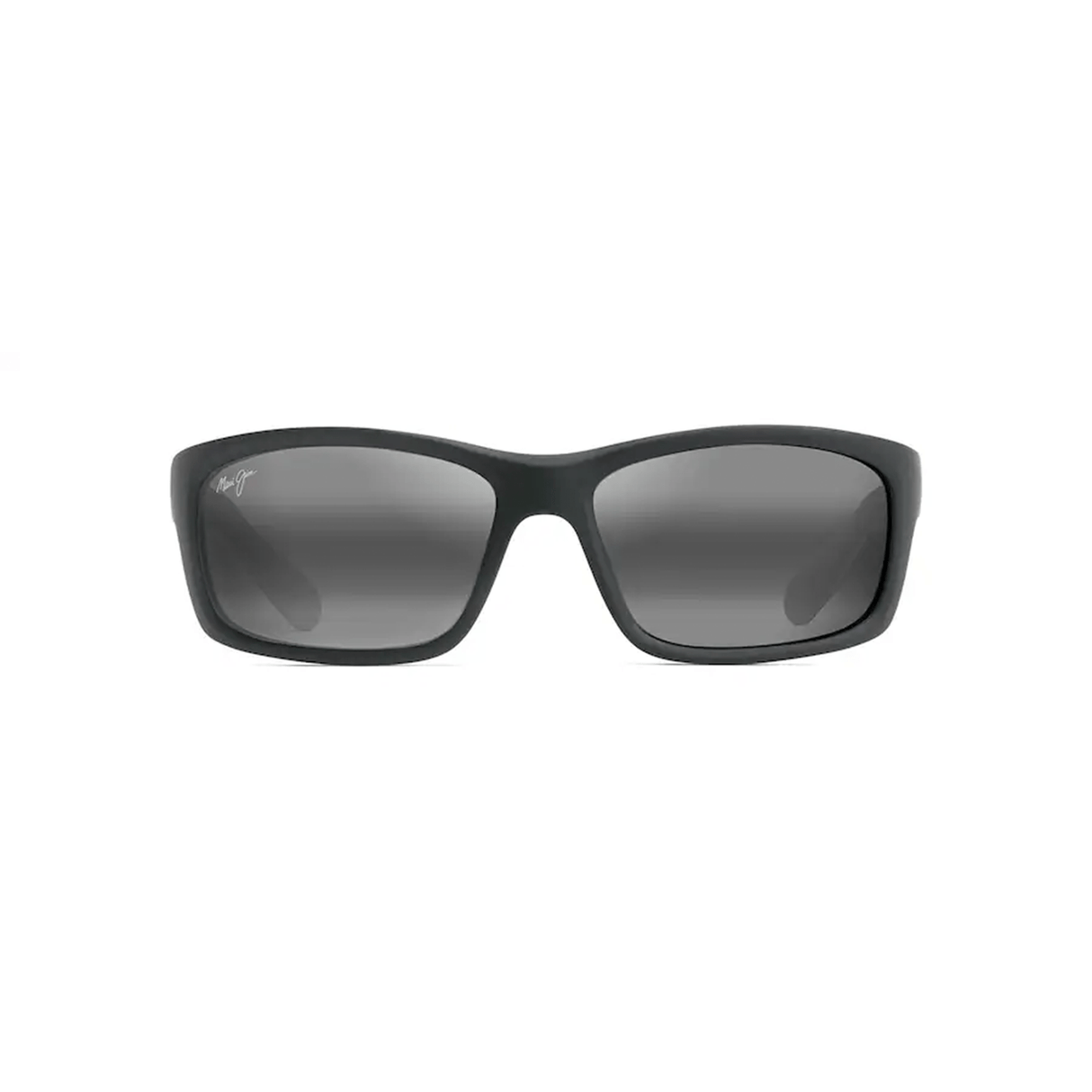 Sunglasses Matte Soft Black with White and Blue KANAIO COAST