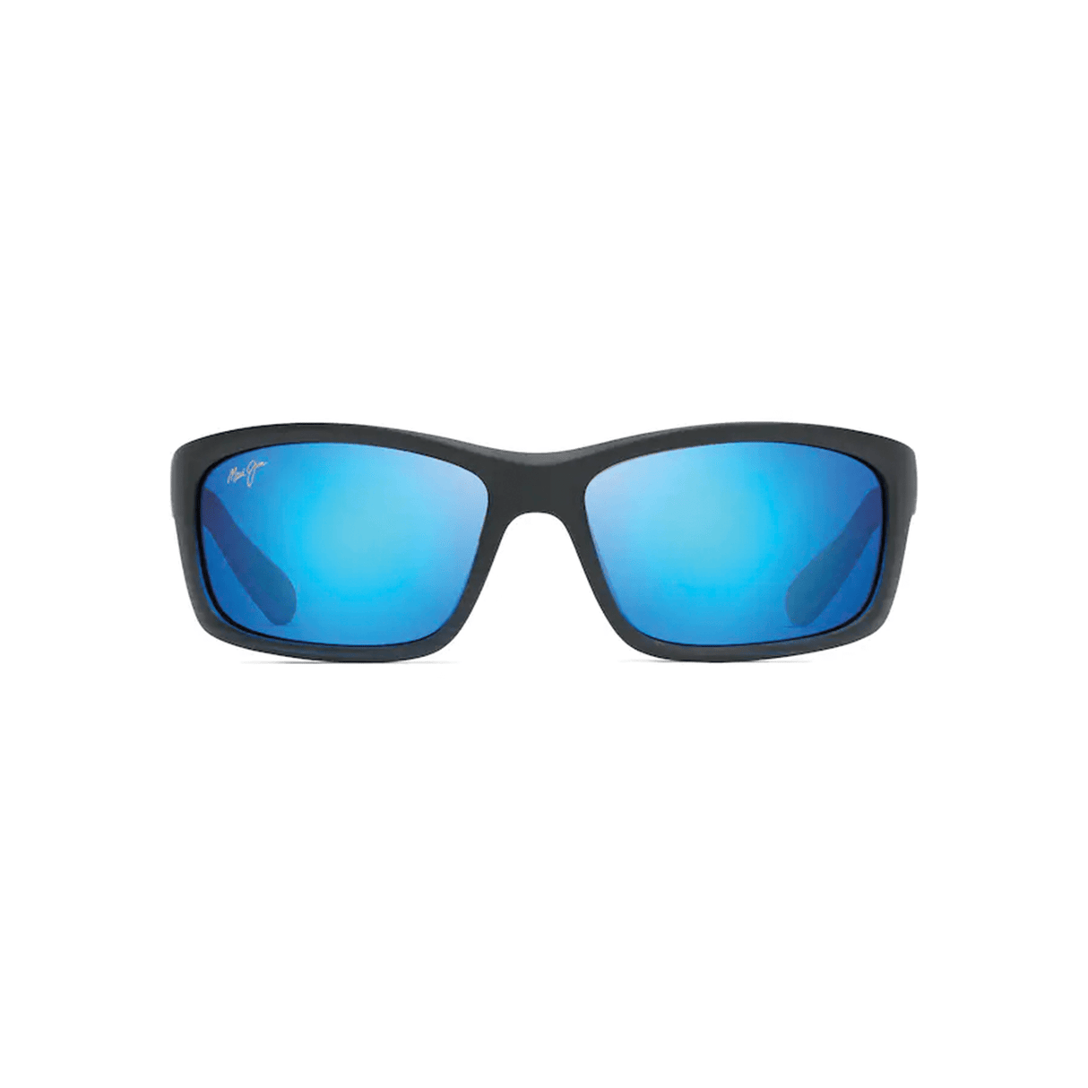 Sunglasses Matte Translucent Blue Black with Stripe KANAIO COAST