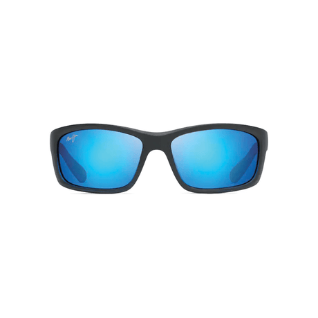 Sunglasses Matte Translucent Blue Black with Stripe KANAIO COAST