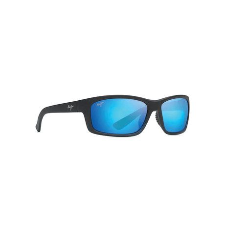 Sunglasses Matte Translucent Blue Black with Stripe KANAIO COAST