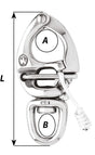 Snap Hooks & Clips Quick Release Wichard Snap Shackle with Swivel