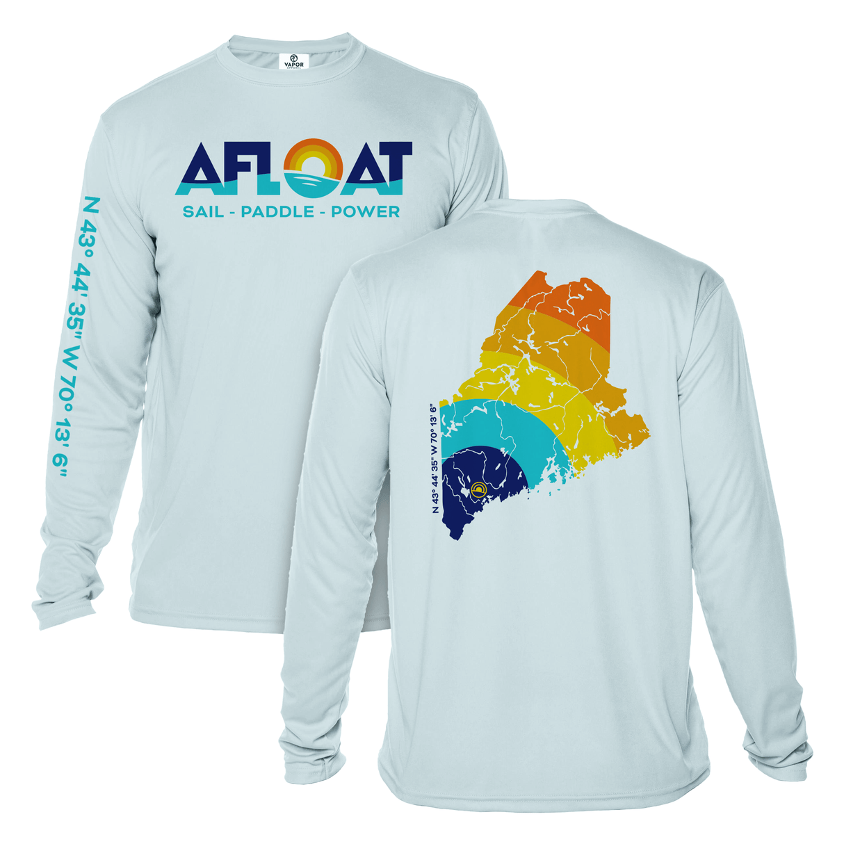 Vapor Shirt UNISEX Exclusive WaveRider Vapor SOLAR BLOC Long Sleeve Shirt