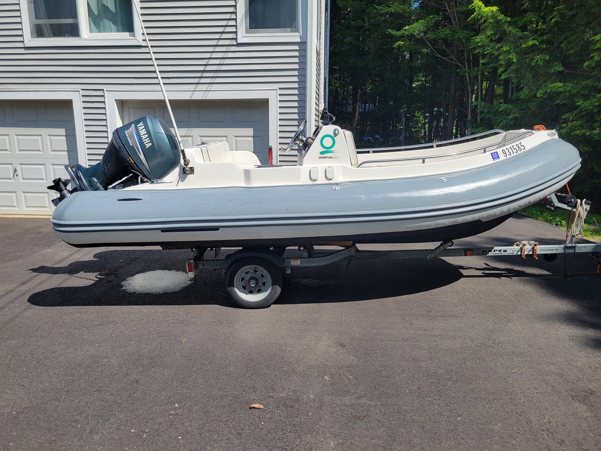 2007 15' AB DLX Hard Bottom Inflatable Power Boat - Used