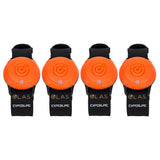 ACR OLAS Exposure Series tag 4-pack for marine safety identification.