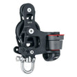 Harken45mmSingleAluminumElementFiddleBlockwSwivel150CamCleat