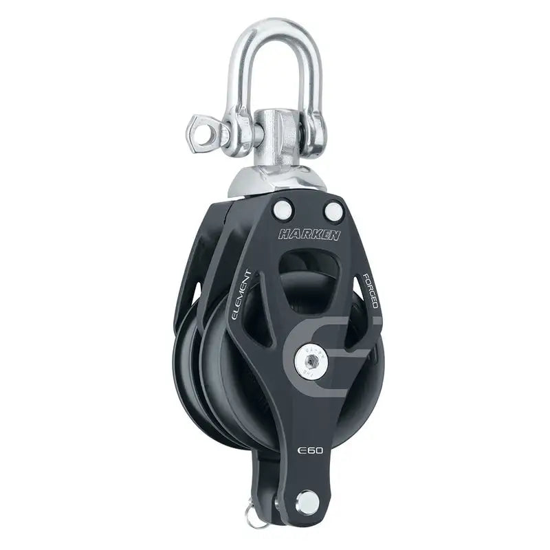 Harken60mmDoubleAluminumElementBlockwSwivelBecket