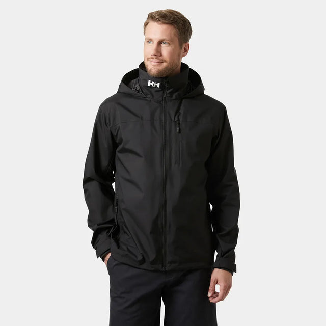 helly hansen sailing gear Helly Hansen Men’s Crew Hooded Jacket 2.0 White 2XL