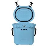 LAKA 20 Qt rotomolded hard cooler in compact design BLUE
