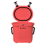 LAKA 20 Qt rotomolded hard cooler in compact design CORAL