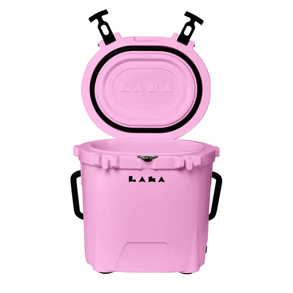 LAKA 20 Qt rotomolded hard cooler in compact design LIGHT PINK