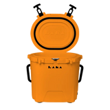 LAKA 20 Qt rotomolded hard cooler in compact design ORANGE