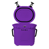 LAKA 20 Qt rotomolded hard cooler in compact design PURPLE