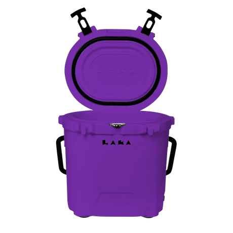 LAKA 20 Qt rotomolded hard cooler in compact design PURPLE