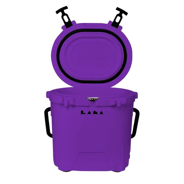 LAKA 20 Qt rotomolded hard cooler in compact design PURPLE
