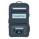 Toadfish waterproof backpack and sling in ocean blue