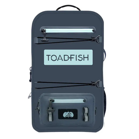 Toadfish waterproof backpack and sling in ocean blue