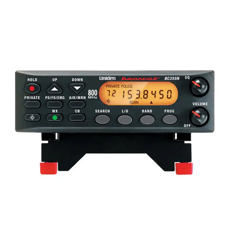 Uniden BC355N compact analog basemobile scanner with front panel display and controls