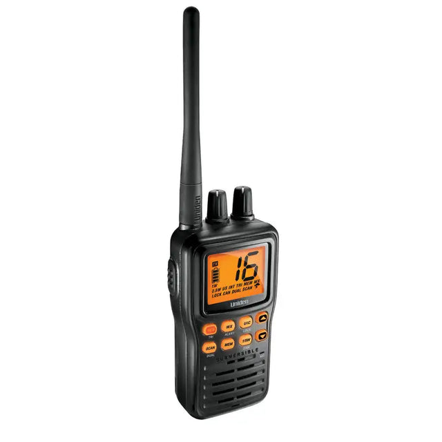 Uniden MHS75 handheld VHF marine radio with Li-Ion battery