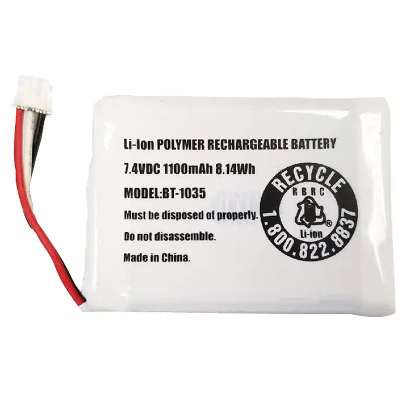 Uniden replacement rechargeable battery pack for Atlantis 270 marine radio