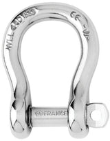 Bow Shackles - Stainless Steel Captive pin bow shackle - Dia 6 mm