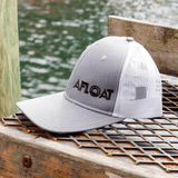 Snapback Heather Grey AFLOAT Snapback Trucker Hat