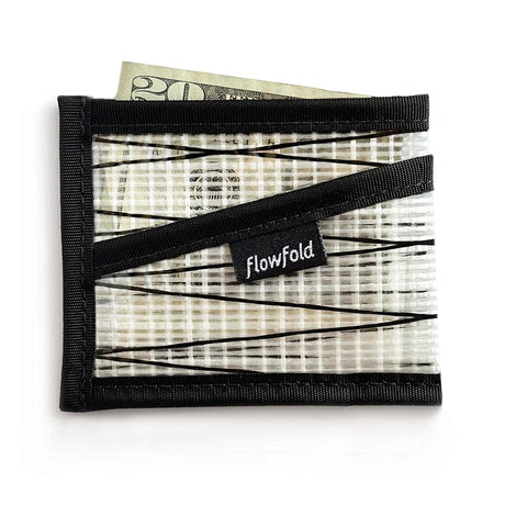 Three Pocket Wallet Recycled Sailcloth Craftsman - Three Pocket Wallet