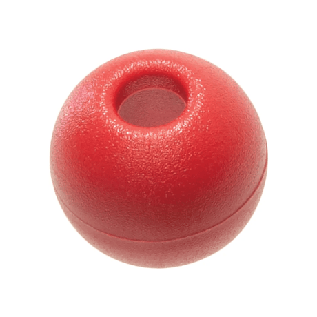 Tie Ball Red RED Rope Stopper Ball, Line up to 1/4"