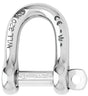 D Shackles Standard Self-locking D shackle - Dia 6 mm