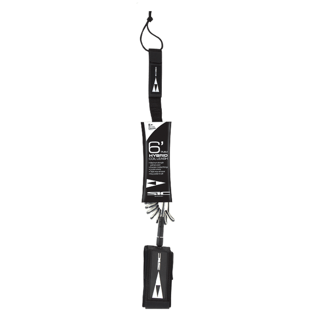 Leash SUP LEASH HYBRID COIL-STRAIGHT 6'