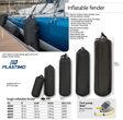 Rescue Sling XS Black Inflatable Fender