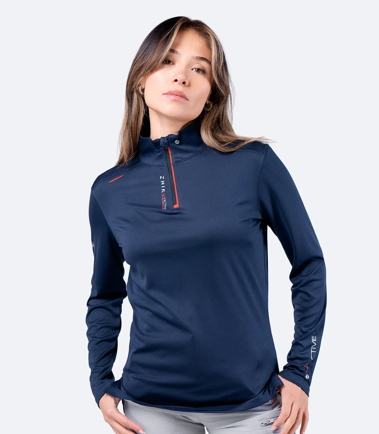 zhik-womens-uvactive-upf50-high-collar-top-navy